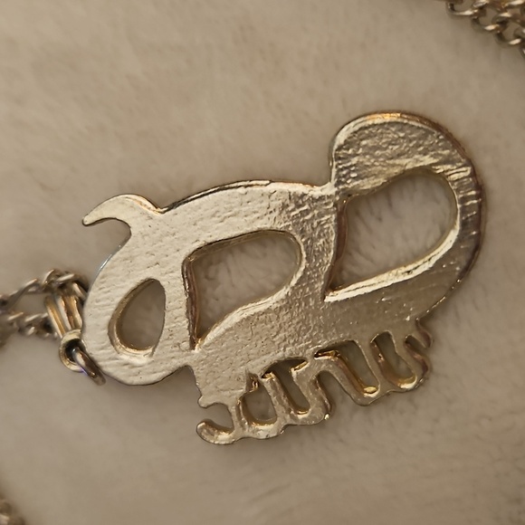 Vtg 1990s Hip Hop G Unit Pendant Figaro Chain Necklace - Picture 4 of 6